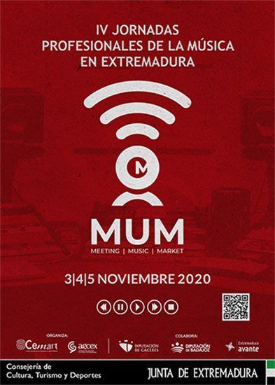 Jornadas Profesionales de la Música en Extremadura MUM